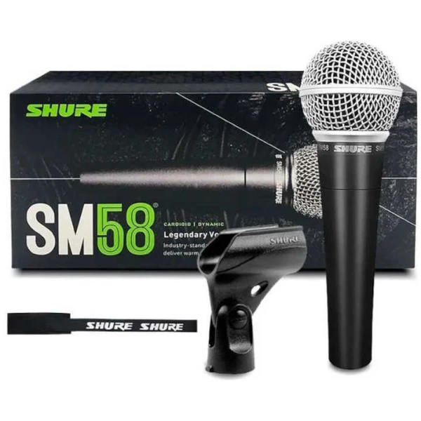 Microfono Shure Dinámico Cardioide Para Voces SM58-LC
