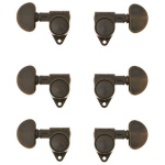 Clavijas Gibson 3+3 Grover Blindadas Negro PMMH-030