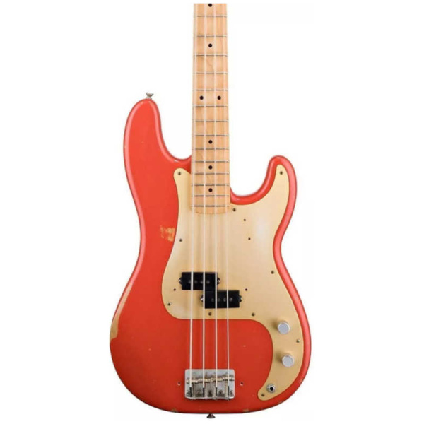 Bajo Eléctrico Fender Road Worn 50's Precision Rojo