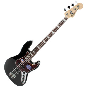 Bajo Eléctrico Fender American Deluxe Jazz Bass Activo RW Negro