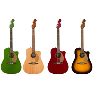 Guitarra Electroacústica Fender Dreadnought Redondo