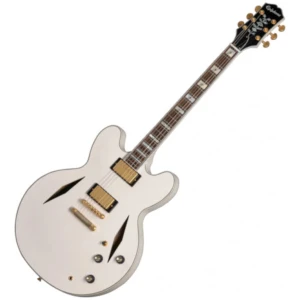 Guitarra Eléctrica Epiphone Emily Wolfe "White Wolfe" Sheraton ETSEWABWGH3