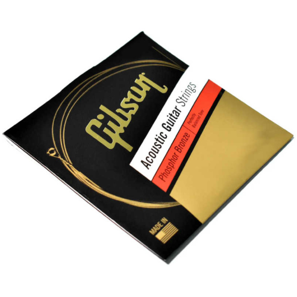 Encordado Guitarra Acústica Gibson Cuerdas Fósforo Bronce SAG-PB