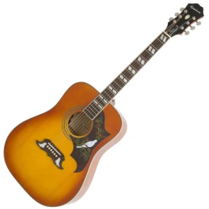 Guitarra Electro Acústica Epiphone Violin Burst Fishman EEDVVBNH1