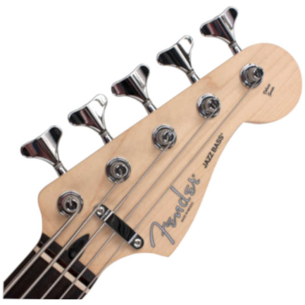 Bajo Eléctrico Fender Deluxe Activo Jazz V 5 cuerdas Vintage White RW