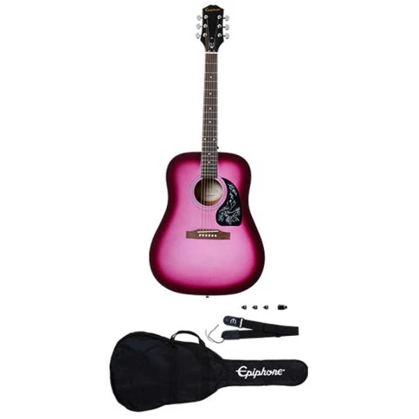 Guitarra Acústica Epiphone Starling Acoustic Player Wine Red EASTARWRCH1