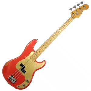 Bajo Eléctrico Fender Road Worn 50's Precision Rojo