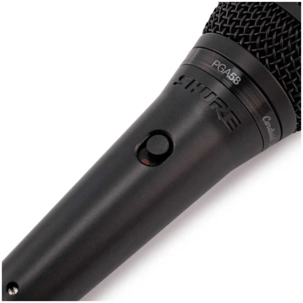 Micrófono Shure LC Para Voces Karaoke Coros Cardioide PGA58-LC