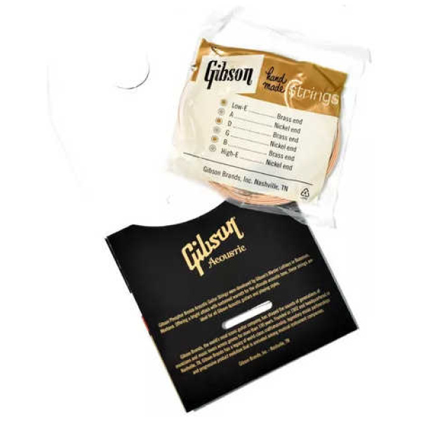 Encordado Guitarra Acústica Gibson Cuerdas Fósforo Bronce SAG-PB