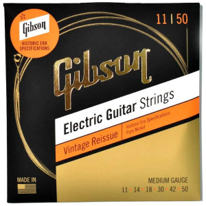 Encordado Guitarra Eléctrica Gibson Cuerdas Vintage Reissue SEG-HVR