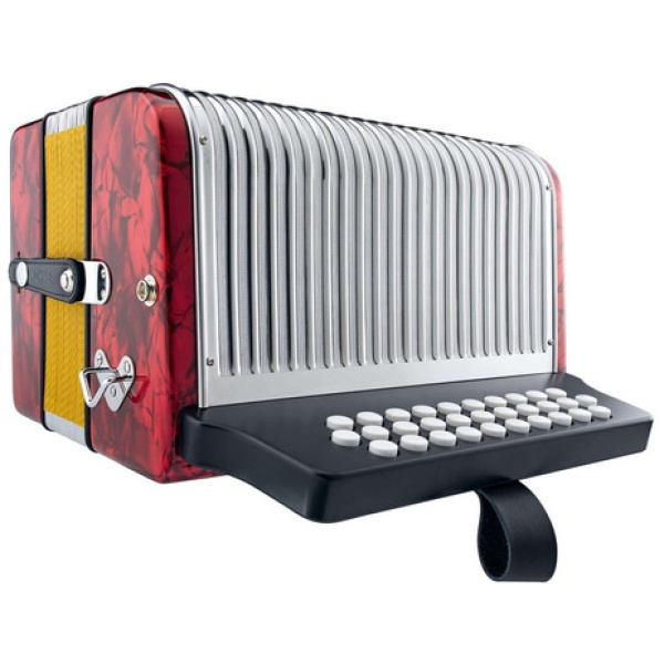 Acordeón A Botones Hohner Corona Iii (tres) Gcf
