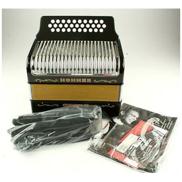 Acordeón A Botones Hohner Corona Iii (tres) Gcf