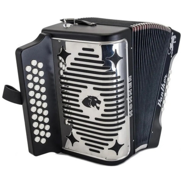Acordeon Hohner Panther Ii G C F 31 Botones 12 Bajos A4800