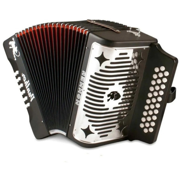 Acordeon Hohner Panther Ii G C F 31 Botones 12 Bajos A4800
