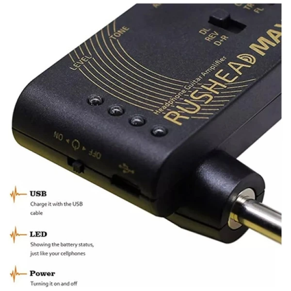 Amplificador De Auriculares Valeton Rh-100 Rushhead Max