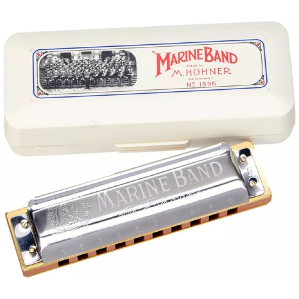 Armonica Hohner Marine Band 1896 Profesional Con Estuche