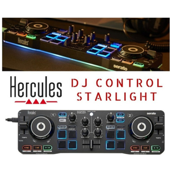 Controlador Dj Hercules Djcontrol Starlight 2 Canales