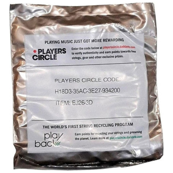 Encordado Acústica 11-52 Daddario Ej26-3d Cuerdas Set X3