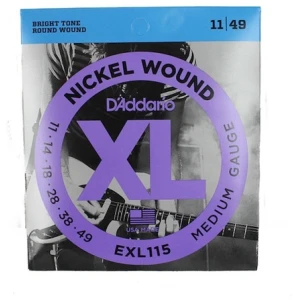 Encordado Daddario Exl115 Para Guitarra Eléctrica Cuerdas 011