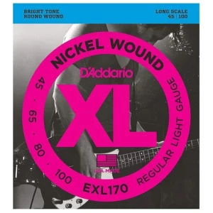 Encordado Daddario Exl170 Para Bajo 4 Cuerdas .045