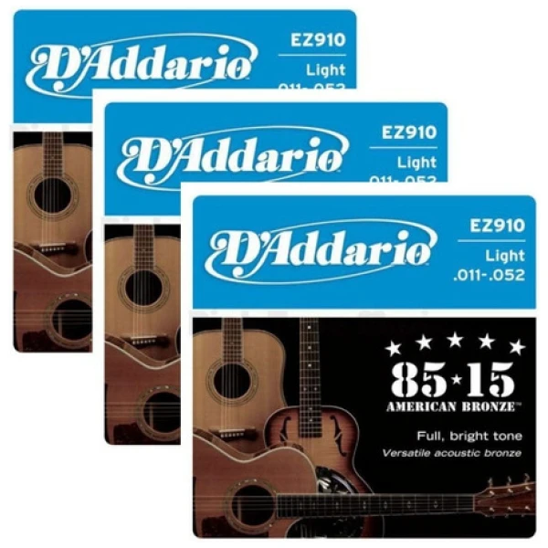 Encordado Daddario Ez910 Para Acústica .011