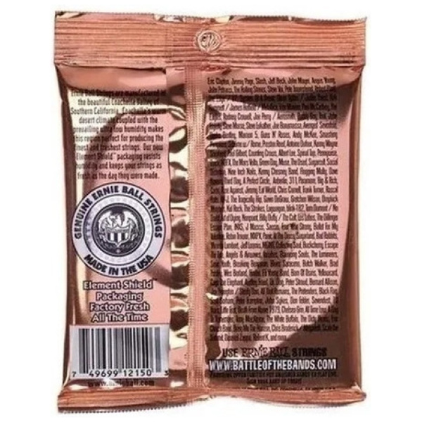 Encordado Ernie Ball 2148 Earthwood 011 Cuerdas Guitarra Acústica