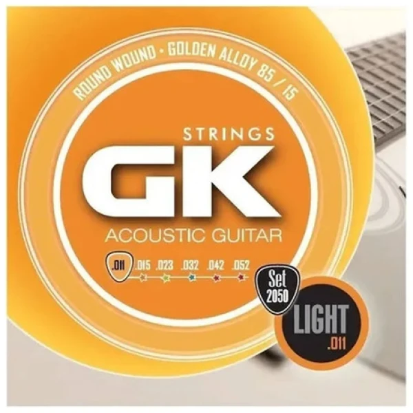 Encordado Gk Cuerdas Guitarra Acústica Varios Calibres