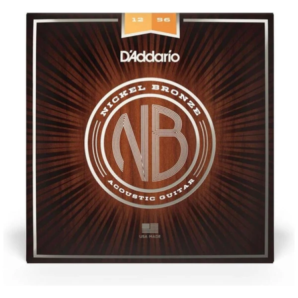 Encordado Guitarra Acúst. Daddario Nickel Bronze Nb1256 0.12