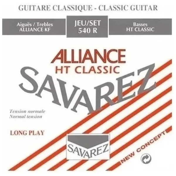 Encordado Guitarra Clásica Savarez 540r Tension Normal