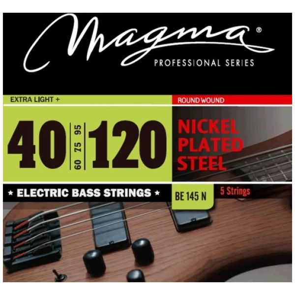 Encordado Magma Be145n P/ Bajo Eléctrico 040-120 5 Cuerdas