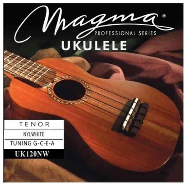 Encordado Magma Uk120nw Cuerdas Ukelele Tenor Nylwhite