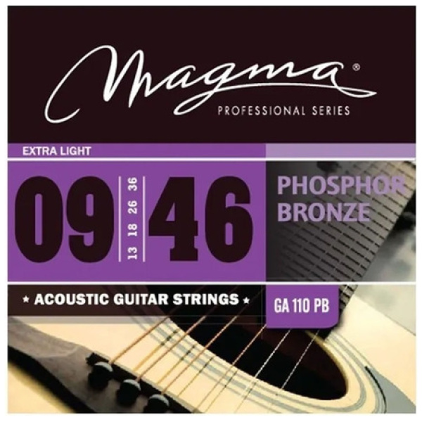 Encordado Guitarra Acústica Magma Cuerdas Phosphor Bronze
