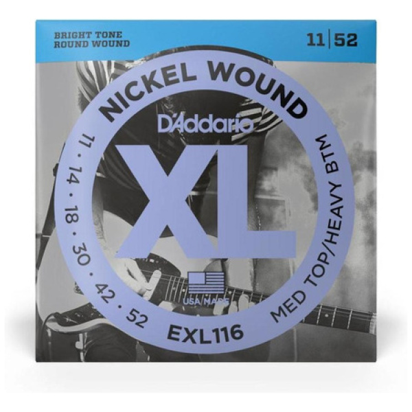Encordado P/ Guitarra Daddario Xl Nickel Wound Exl116 .011