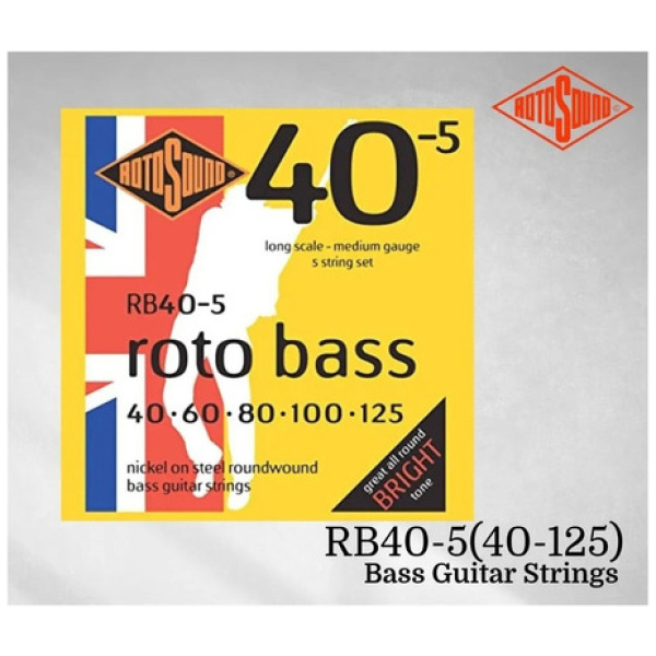 Encordado Rotosound Bajo Cuerdas Rotobass Rb40-5 040-125