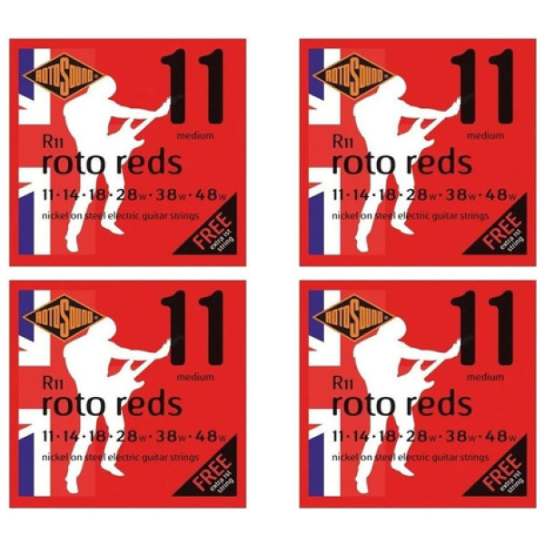 Encordado Rotosound R11 Guitarra Eléctrica Cuerdas 011-048