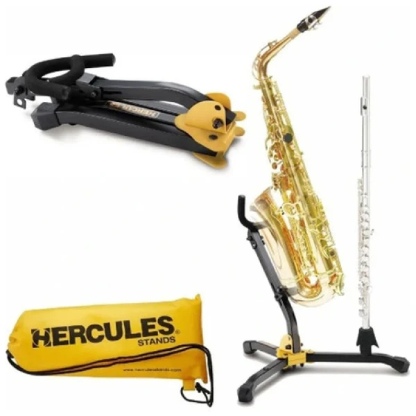 Hercules Ds532bb Soporte Para Saxo Alto/ Tenor Y Clarinete