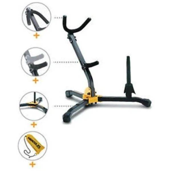 Hercules Ds532bb Soporte Para Saxo Alto/ Tenor Y Clarinete