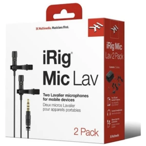Micrófono Corbatero Irig Mic Lav 2 Pack Condenser