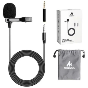 Microfono Corbatero Para Celular Pc Camara Maono Au-402l