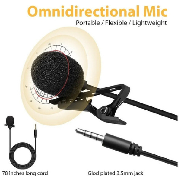 Microfono Corbatero Para Celular Pc Camara Maono Au-402l