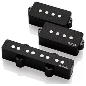 Micrófonos Pasivos P/bajo Emg Gzr Pj Hz Bk Geezer Butler