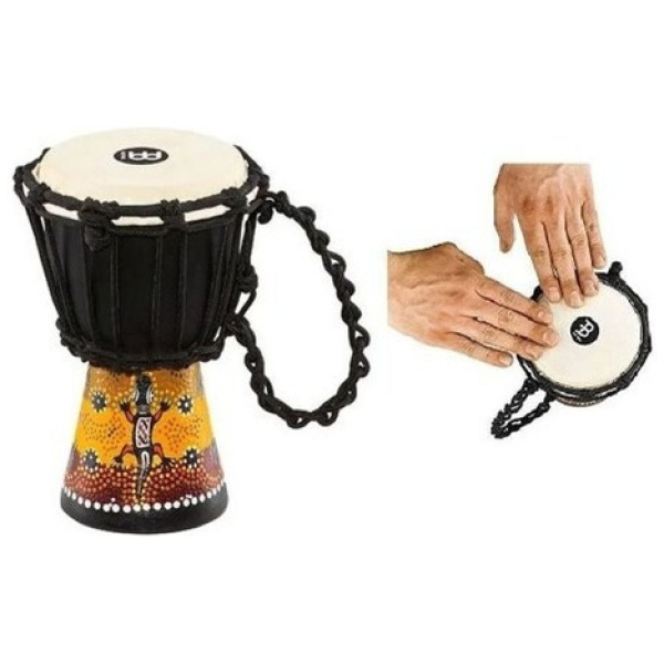 Mini Djembe Meinl Hdj7xxs 4'' 1/2 X 8'' Diseño Gecko