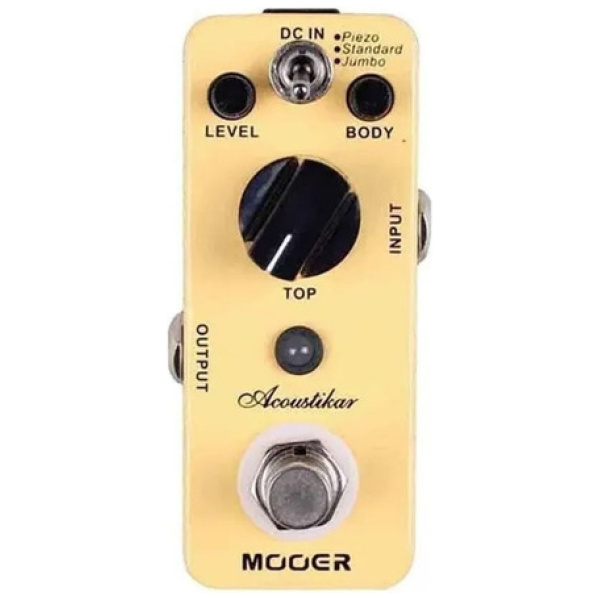 Mooer Acoustikar Pedal Simulador De Guitarra Acústica