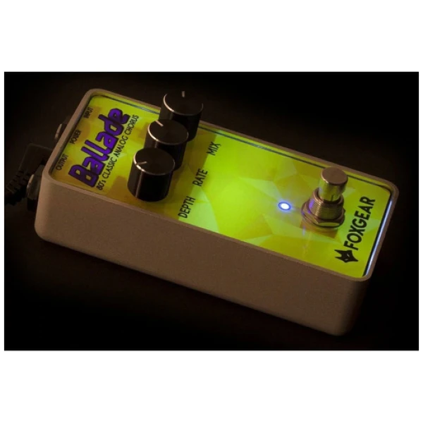 Pedal Chorus 80's Analógico P/guitarra Foxgear Ballade
