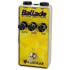 Pedal Chorus 80's Analógico P/guitarra Foxgear Ballade