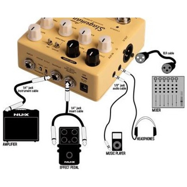 Pedal De Efectos Nux Nap5 Acoustic Pre Amp