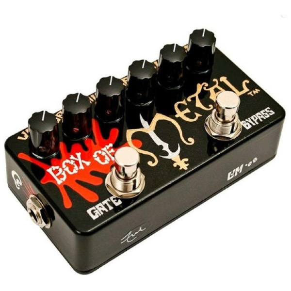 Pedal Distorsión Zvex Box Of Metal Hand Painted