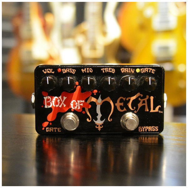 Pedal Distorsión Zvex Box Of Metal Hand Painted