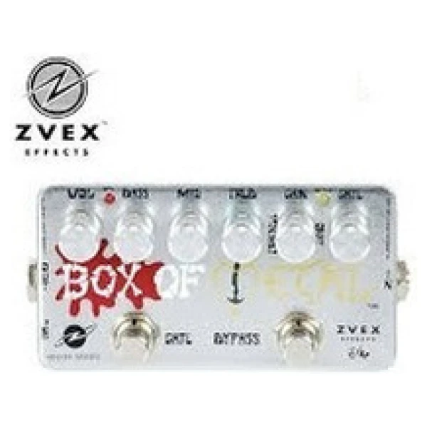 Pedal Distorsión Zvex Box Of Metal Hand Painted