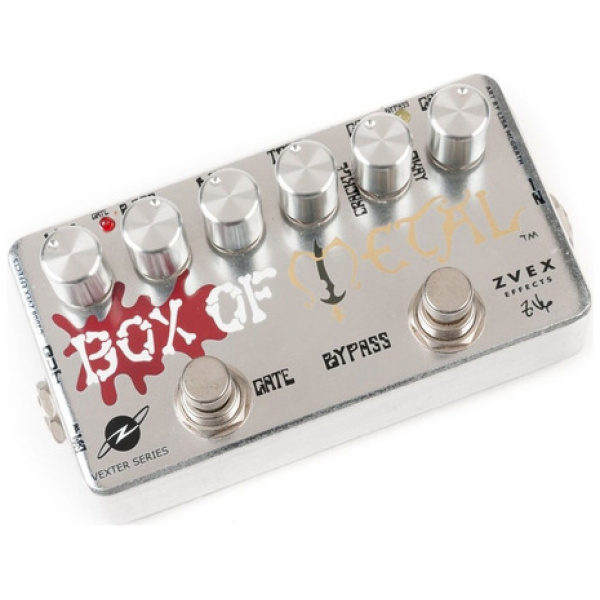 Pedal Distorsión Zvex Box Of Metal Hand Painted
